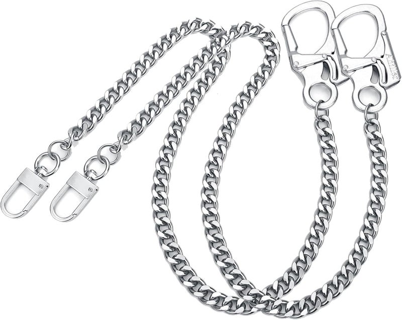 Ahiller Biker Wallet Chain, Heavy Duty Pocket Chain with Round Clasp, Men Chains for Keys, Jeans, Pants, Purse and Handbag - Image 1